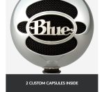 BLUE Snowball USB Streaming Microphone - Silver