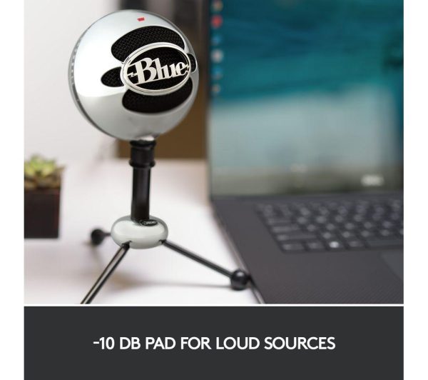 BLUE Snowball USB Streaming Microphone - Silver
