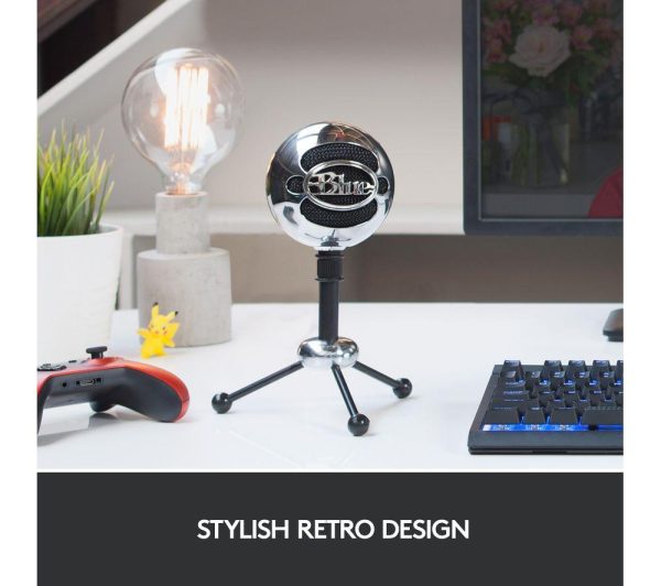 BLUE Snowball USB Streaming Microphone - Silver