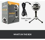BLUE Snowball USB Streaming Microphone - Silver