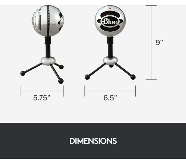 BLUE Snowball USB Streaming Microphone - Silver