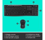 LOGITECH Combo MK270 Wireless Keyboard & Mouse Set