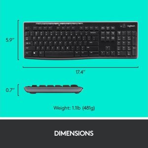 LOGITECH Combo MK270 Wireless Keyboard & Mouse Set
