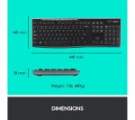 LOGITECH Combo MK270 Wireless Keyboard & Mouse Set