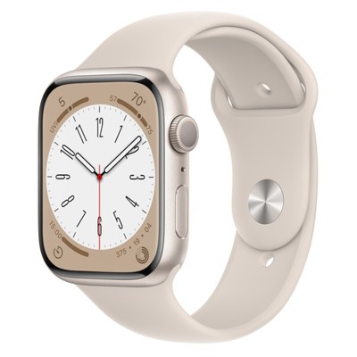 Apple Watch Series 8 GPS Starlight Aluminium 45MM Starlight Sport Band