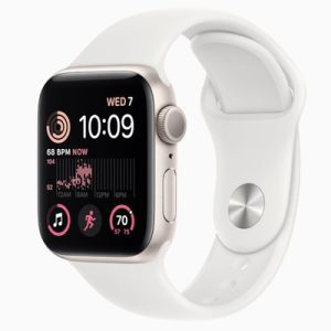 Apple Watch SE (2022) GPS Starlight Aluminium 40MM Starlight Sport Band