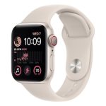 Apple Watch SE (2022) GPS + Cellular Starlight Aluminium 40MM Starlight Sport Band