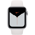 Apple Watch Nike+ Series 5 GPS Silver Aluminium 44MM White Sport Band
