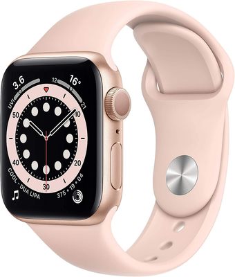 Apple Watch Series 6 GPS Gold Aluminium 40MM Pink Sport Band