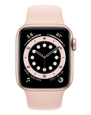 Apple Watch Series 6 GPS Gold Aluminium 40MM Pink Sport Band