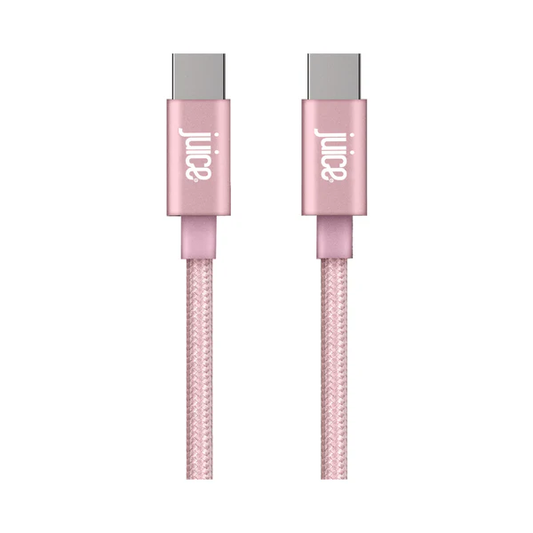 Juice USB Type-C to USB Type-C Braided Charging Cable 1M