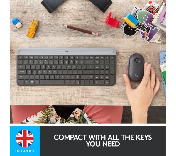 LOGITECH MK470 Wireless Keyboard and Mouse Set - Graphite