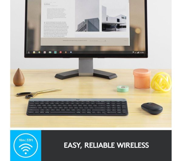 LOGITECH MK470 Wireless Keyboard and Mouse Set - Graphite