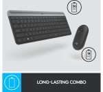LOGITECH MK470 Wireless Keyboard and Mouse Set - Graphite