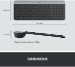 LOGITECH MK470 Wireless Keyboard and Mouse Set - Graphite