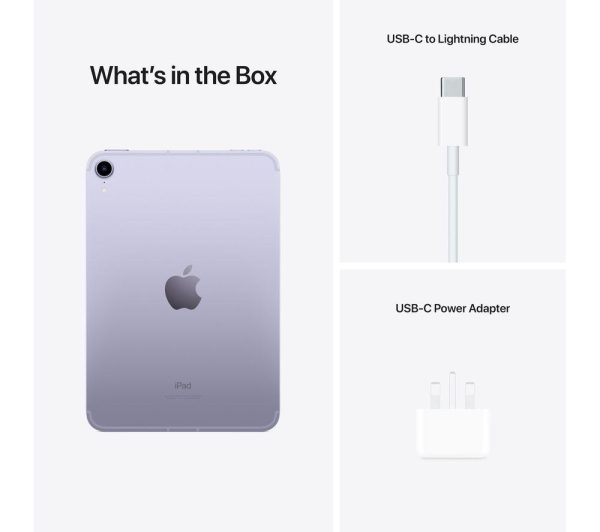APPLE 8.3" iPad mini Cellular (2021) - 64 GB, Purple