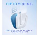 LOGITECH G335 Gaming Headset - White & Blue