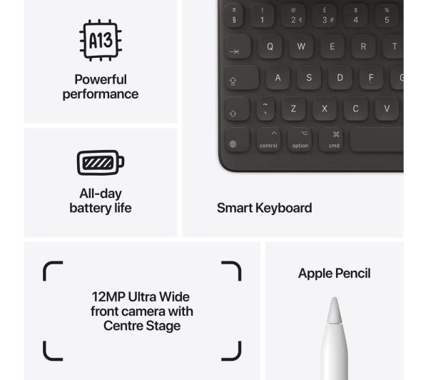 APPLE 10.2" iPad (2021) - 64 GB, Space Grey