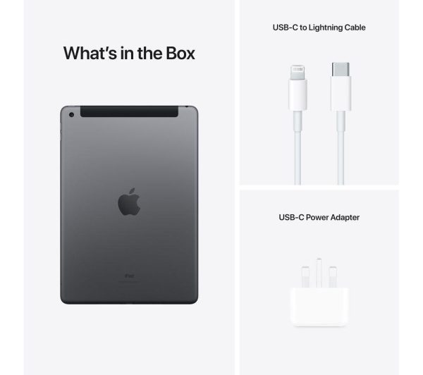APPLE 10.2" iPad Cellular (2021) - 256 GB, Space Grey