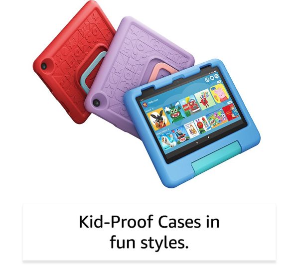 AMAZON Fire 7 Kids (ages 3-7) Tablet (2022) - 16 GB, Blue
