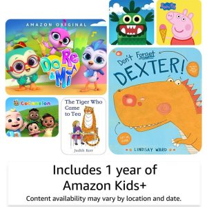AMAZON Fire 7 Kids (ages 3-7) Tablet (2022) - 16 GB, Red
