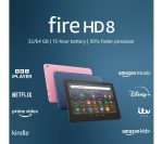 AMAZON Fire HD 8 Tablet (2022) - 32 GB, Pink