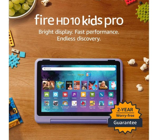 AMAZON Fire HD10 Kids Pro 10.1” (ages 6-12) Tablet (2023) – 32 GB, Happy Day