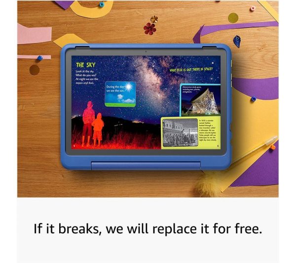 AMAZON Fire HD10 Kids Pro 10.1” (ages 6-12) Tablet (2023) – 32 GB, Happy Day