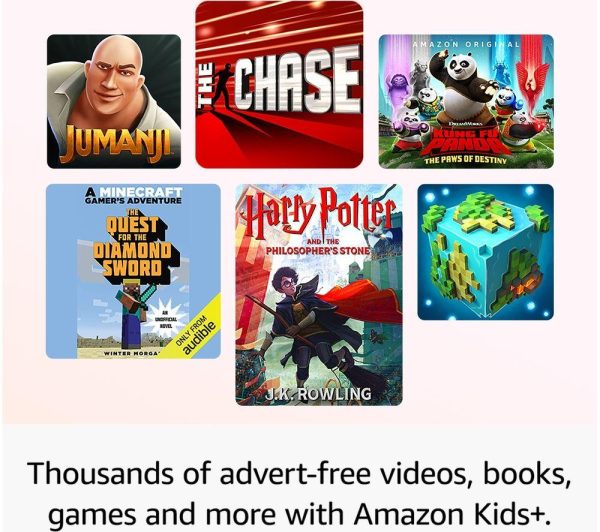 AMAZON Fire HD10 Kids Pro 10.1” (ages 6-12) Tablet (2023) – 32 GB, Happy Day