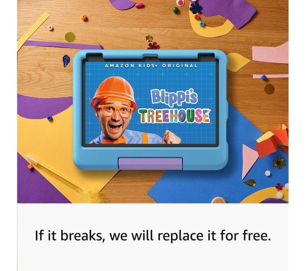 AMAZON Fire HD10 Kids 10.1” (ages 3-7) Tablet (2023) – 32 GB, Blue