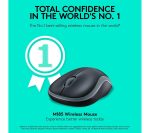 LOGITECH M185 Wireless Optical Mouse - Grey