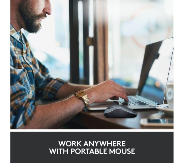 LOGITECH M185 Wireless Optical Mouse - Grey