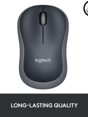LOGITECH M185 Wireless Optical Mouse - Grey