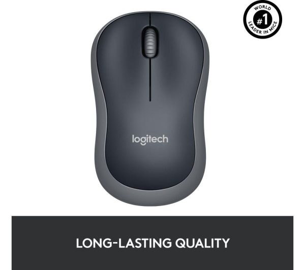 LOGITECH M185 Wireless Optical Mouse - Grey