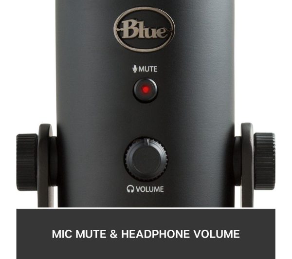 BLUE Yeti USB Streaming Microphone - Blackout