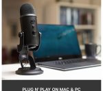 BLUE Yeti USB Streaming Microphone - Blackout