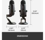BLUE Yeti USB Streaming Microphone - Blackout