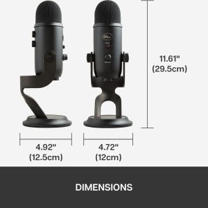 BLUE Yeti USB Streaming Microphone - Blackout