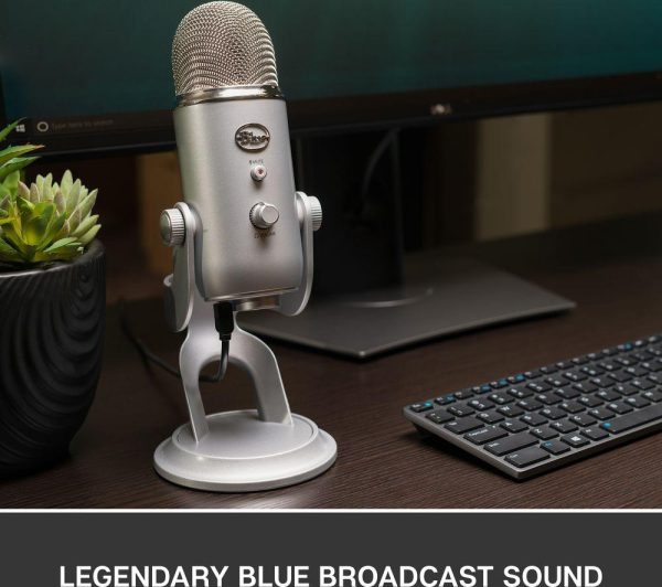 BLUE Yeti USB Streaming Microphone - Silver