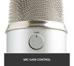 BLUE Yeti USB Streaming Microphone - Silver