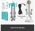 BLUE Yeti USB Streaming Microphone - Silver