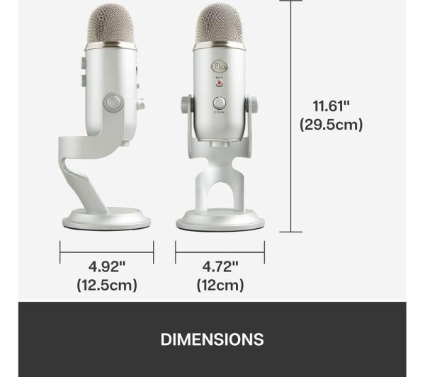 BLUE Yeti USB Streaming Microphone - Silver