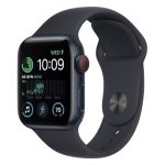 Apple Watch SE (2022) GPS + Cellular Midnight Aluminium 44MM Black Sport Band