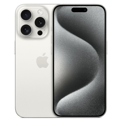 Apple iPhone 15 Pro Max UNLOCKED | 1 TB | White Titanium | Pristine