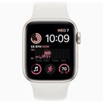 Apple Watch SE (2022) GPS + Cellular Starlight Aluminium 40MM Starlight Sport Band