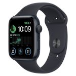 Apple Watch SE (2022) GPS Midnight Aluminium 44MM Black Sport Band