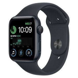 Apple Watch SE (2022) GPS Midnight Aluminium 44MM Black Sport Band
