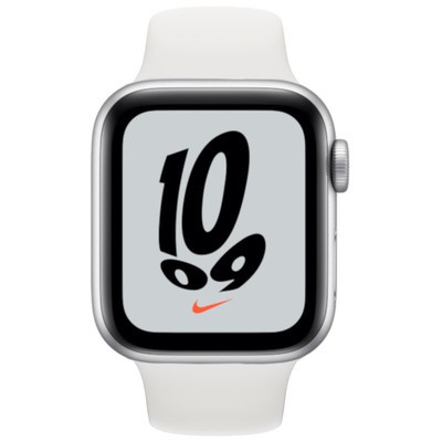 Apple Watch Nike SE GPS Silver Aluminium 40MM White Sport Band