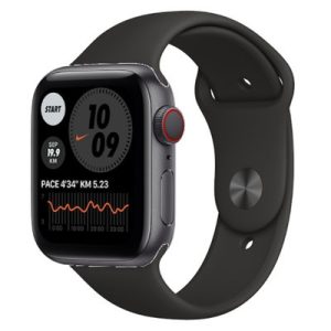 Apple Watch Nike SE GPS + Cellular Space Grey Aluminium 44MM Black Sport Band