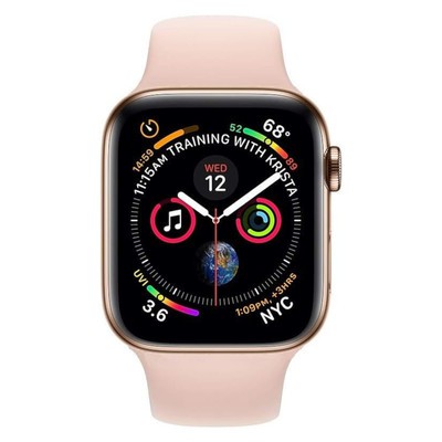 Apple Watch Series 5 GPS+Cellular Gold Stainless Steel 40MM Pink Sport Band